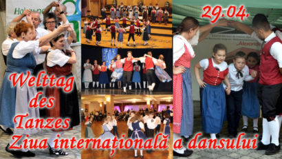 Ziua Internațională a Dansului sărbătorită la Reșița: Spectacol de dansuri populare germane cu formația „Enzian”