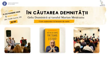 Gelu Duminică lansează „Dacă nu ești cuminte, vine țiganul și te fură!”, un eveniment despre adevăr și identitate