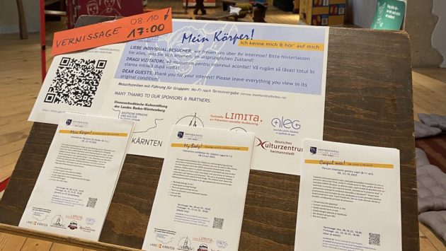 Vernisajul expoziției „Corpul meu” – un parcurs interactiv pentru copii a fost deschis la Sibiu