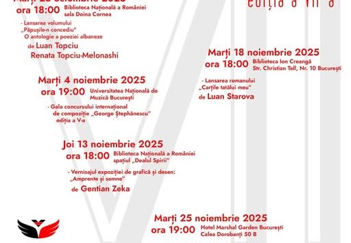 Zilele Culturii Albaneze revin la București cu o nouă ediție dedicată artei și dialogului cultural