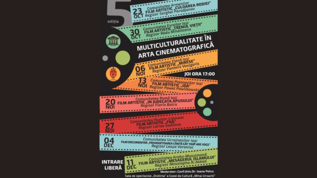 „Multiculturalitate în arta cinematografică” a debutat la Iași | Ediția a V-a
