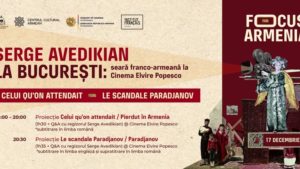 Focus Armenia: Serge Avedikian, invitat la București pe 17 și 18 decembrie