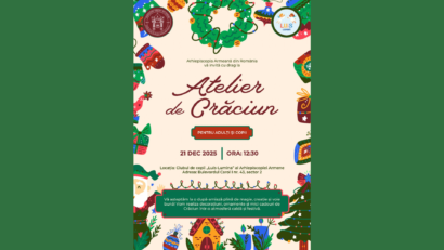 Atelier de Crăciun pentru copii și adulți, organizat de Arhiepiscopia Bisericii Armene din România