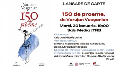 Lansarea cărții „150 de proeme”, de Varujan Vosganian