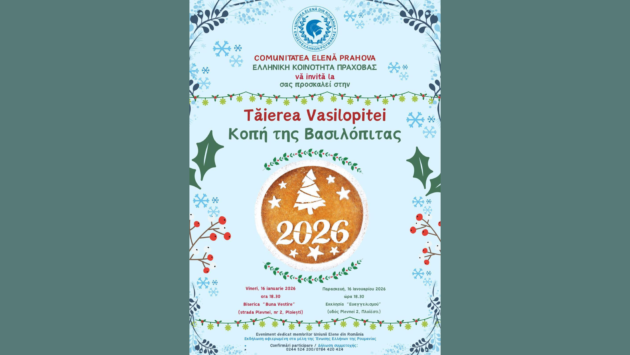 Vasilopita 2026: Comunitatea Elenă Prahova dă startul Noului An la Ploieșt