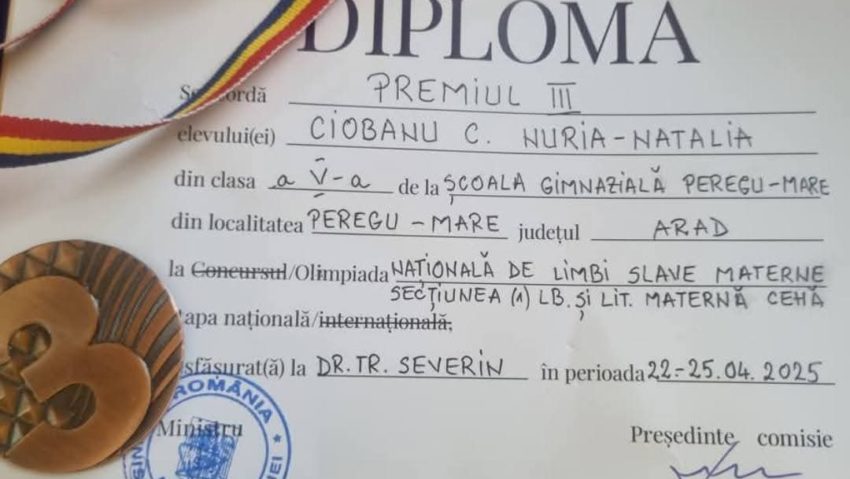 Cehii și limba cehă la Peregu Mar