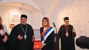 Sfințirea bustului comemorativ al marelui iluminist sârb Dositei Obradovici