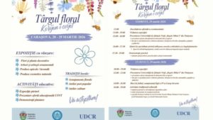 Târg Floral la Carașova: flori, tradiții și produse locale, în weekendul 28–29 martie 2026