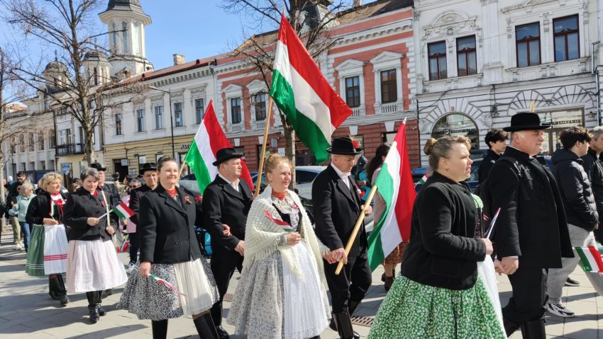 Comunitatea maghiară din Cluj a comemorat eroii Revoluției de la 1848