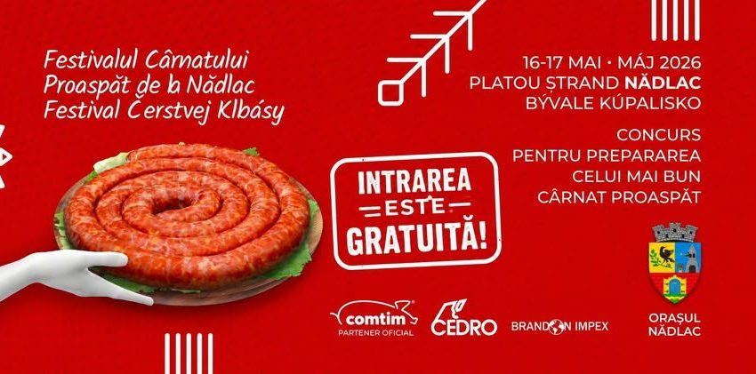 La Nădlac a fost organizat „Festivalului Cârnatului Proaspăt”